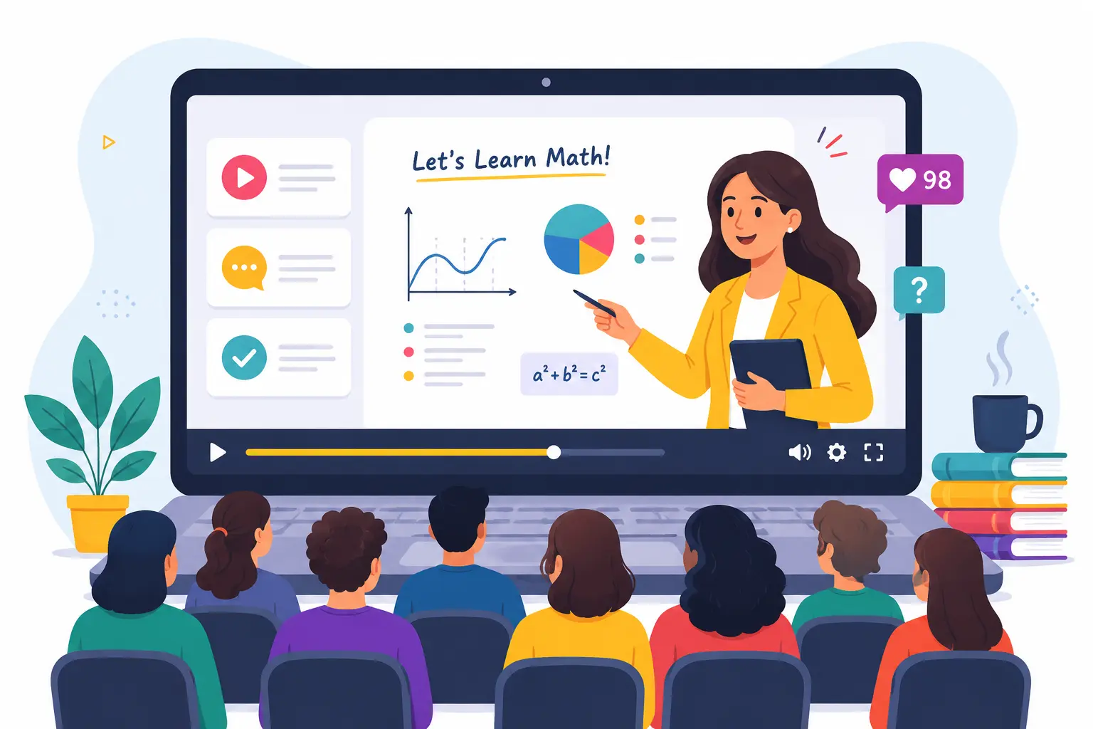 Interactive High-Quality Mental Math Lectures