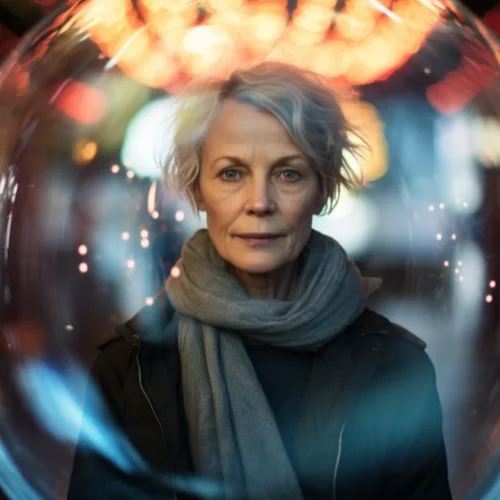 Portrait of life coach Sarah Mitchell