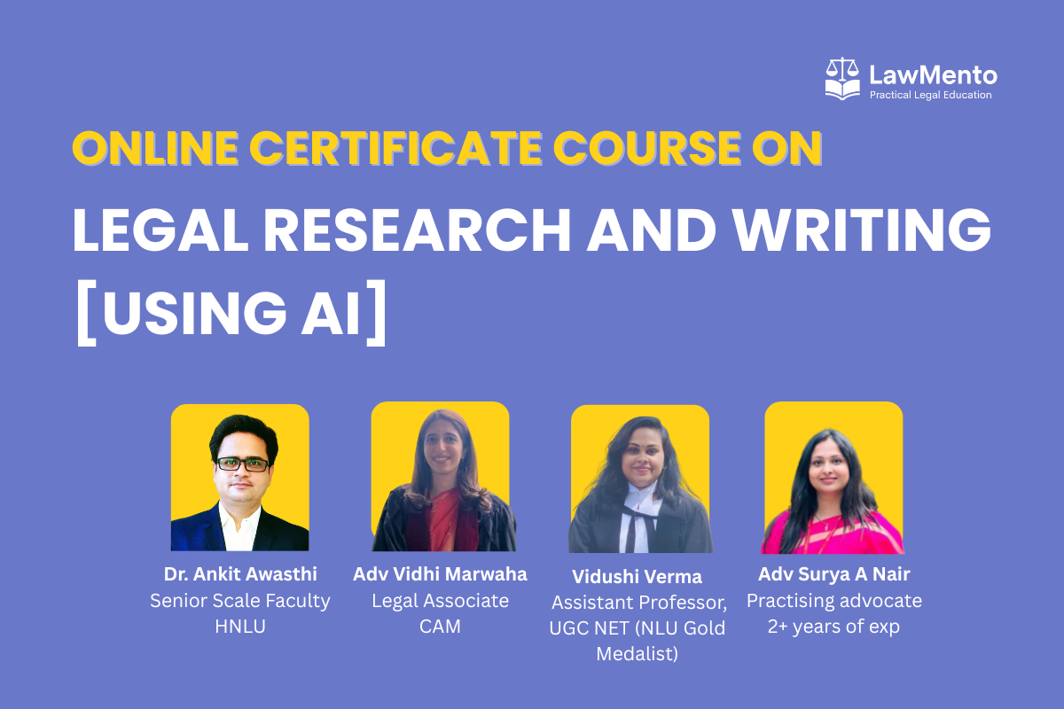Legal Research and Writing Course