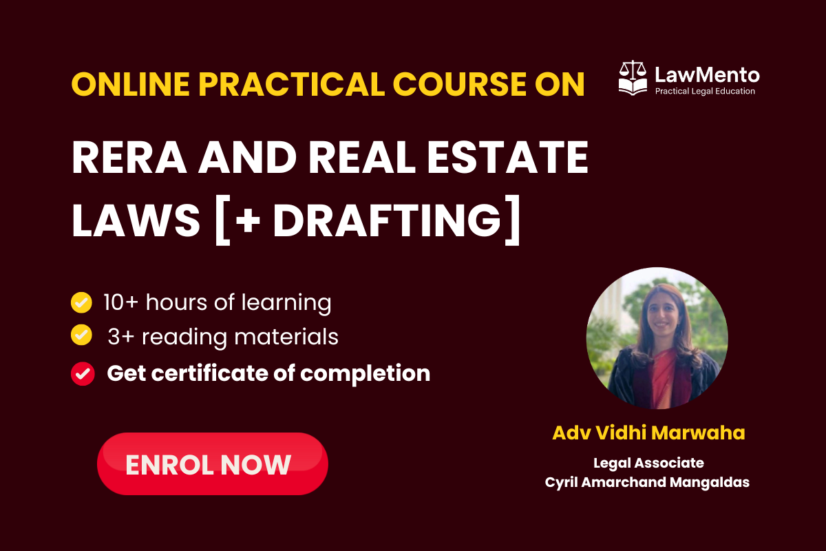 RERA and Real Estate Laws Course
