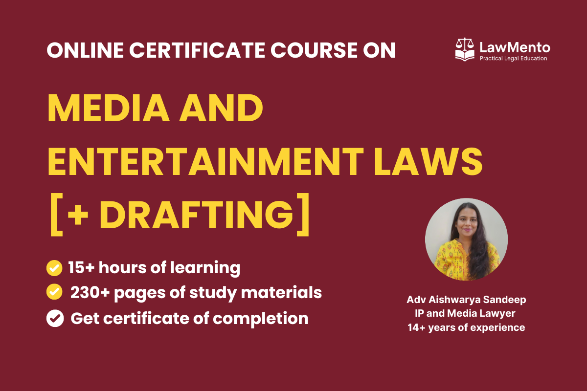 Media and Entertainment Law Course
