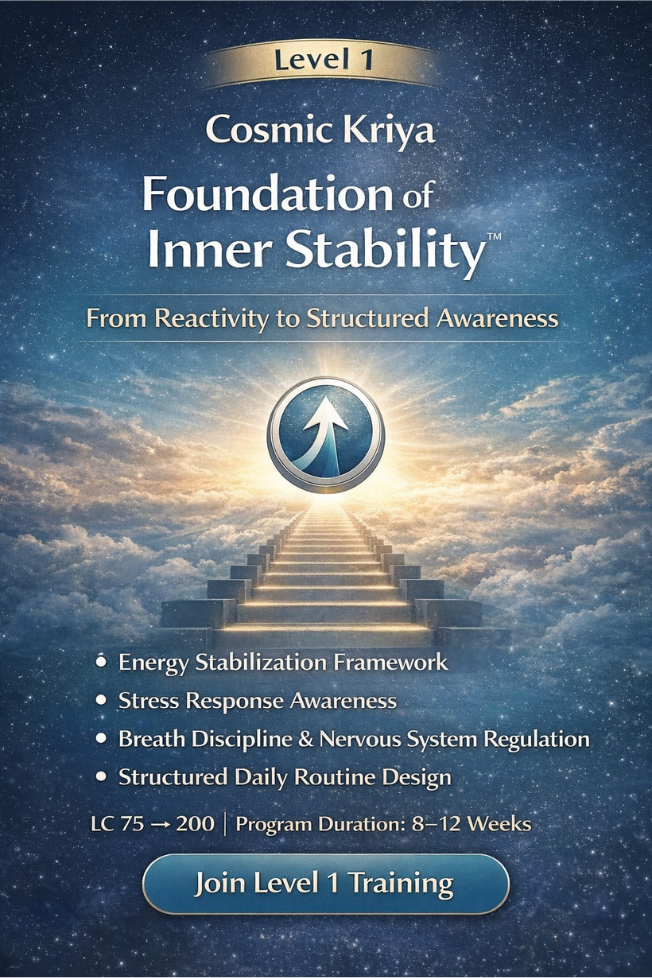 cosmickriya stress-management