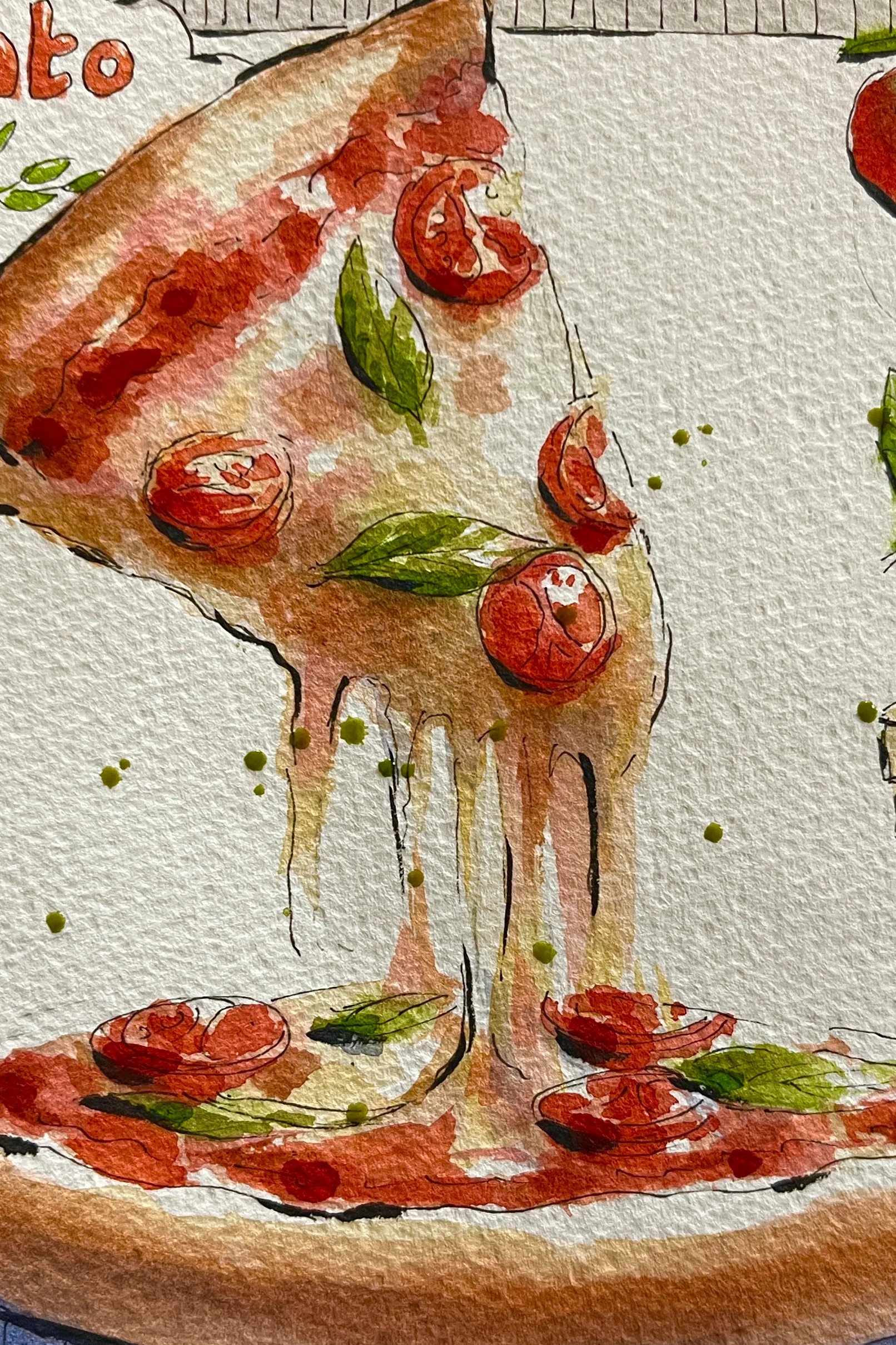 Portrait artwork card