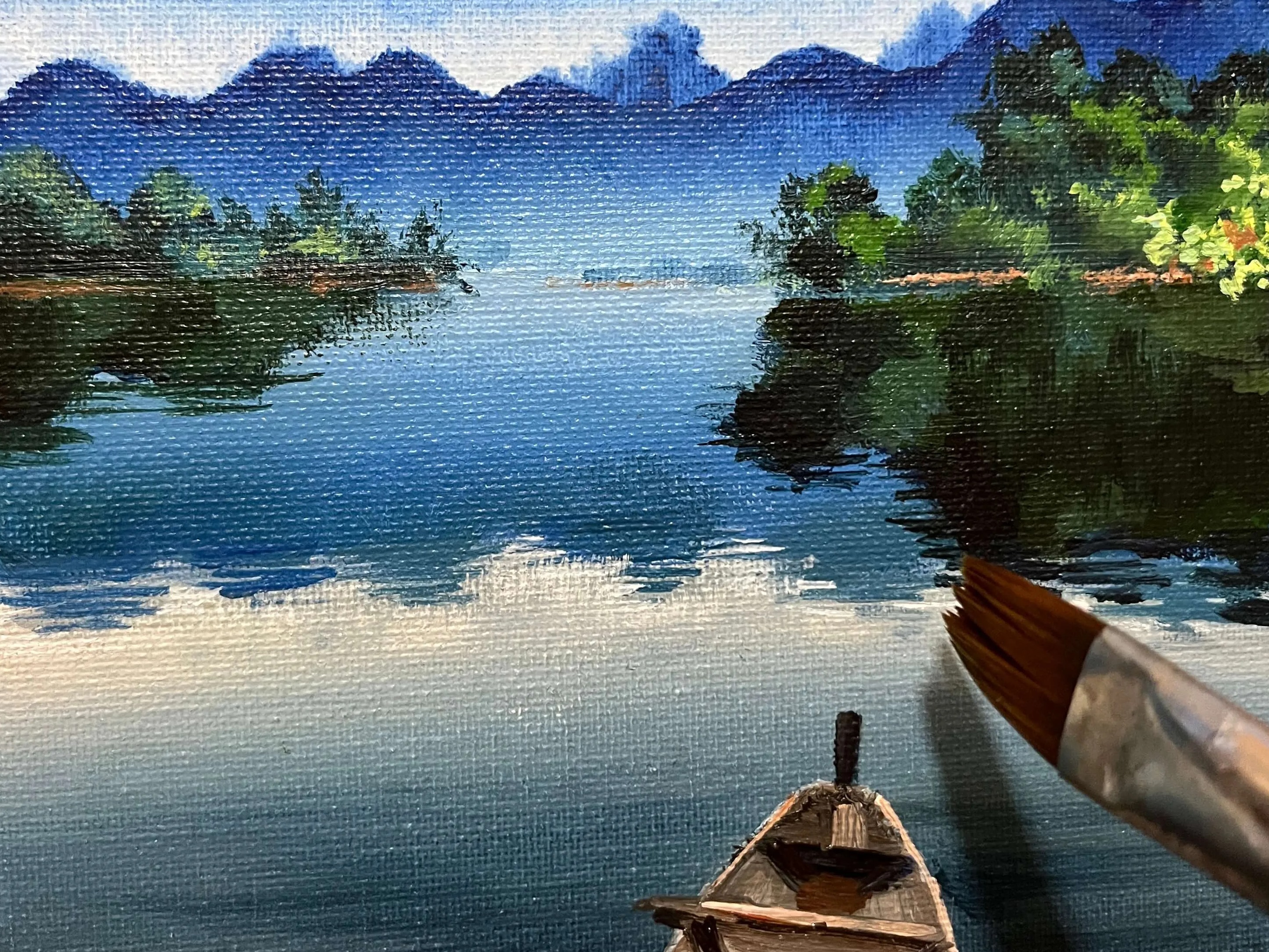 Acrylic Landscapes & Cityscapes!