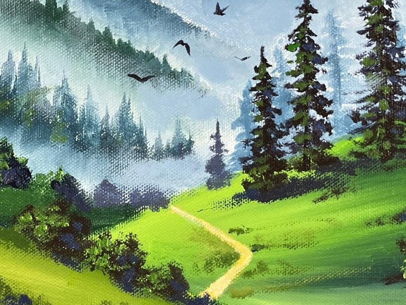 Acrylic Landscapes & Cityscapes!