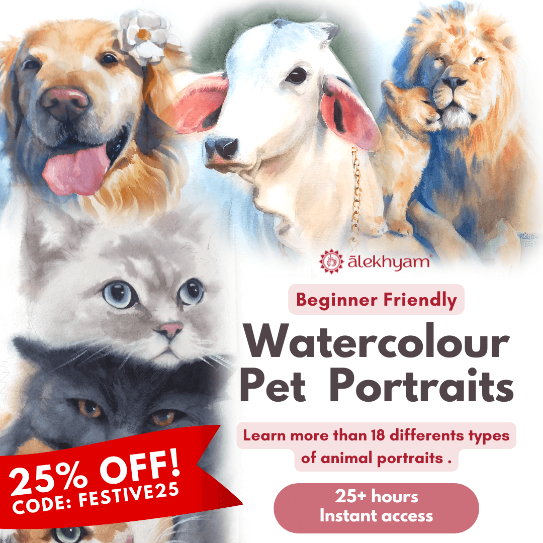 Pet Portraits in Watercolour