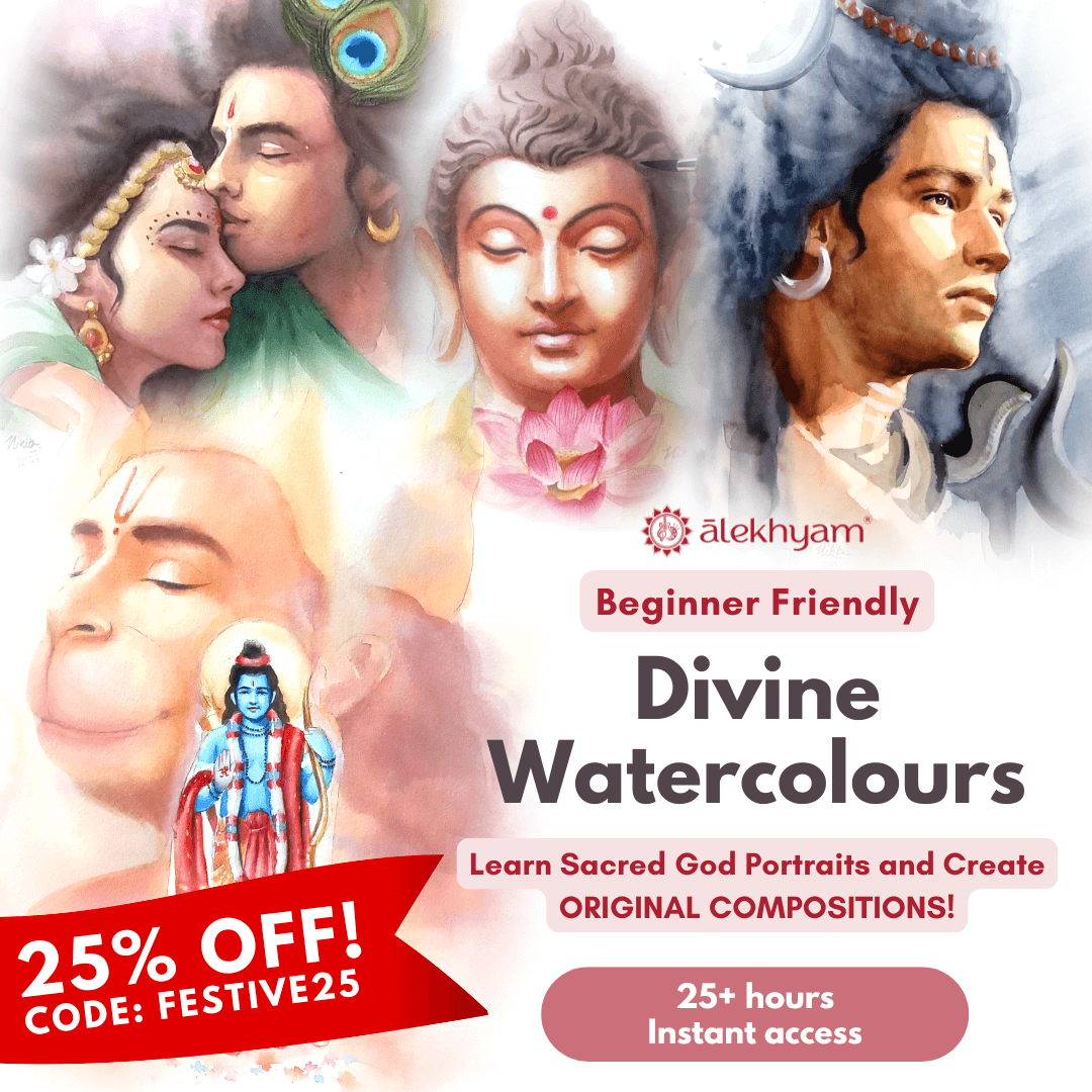 Divine Watercolors - Sacred 'God Portraits'