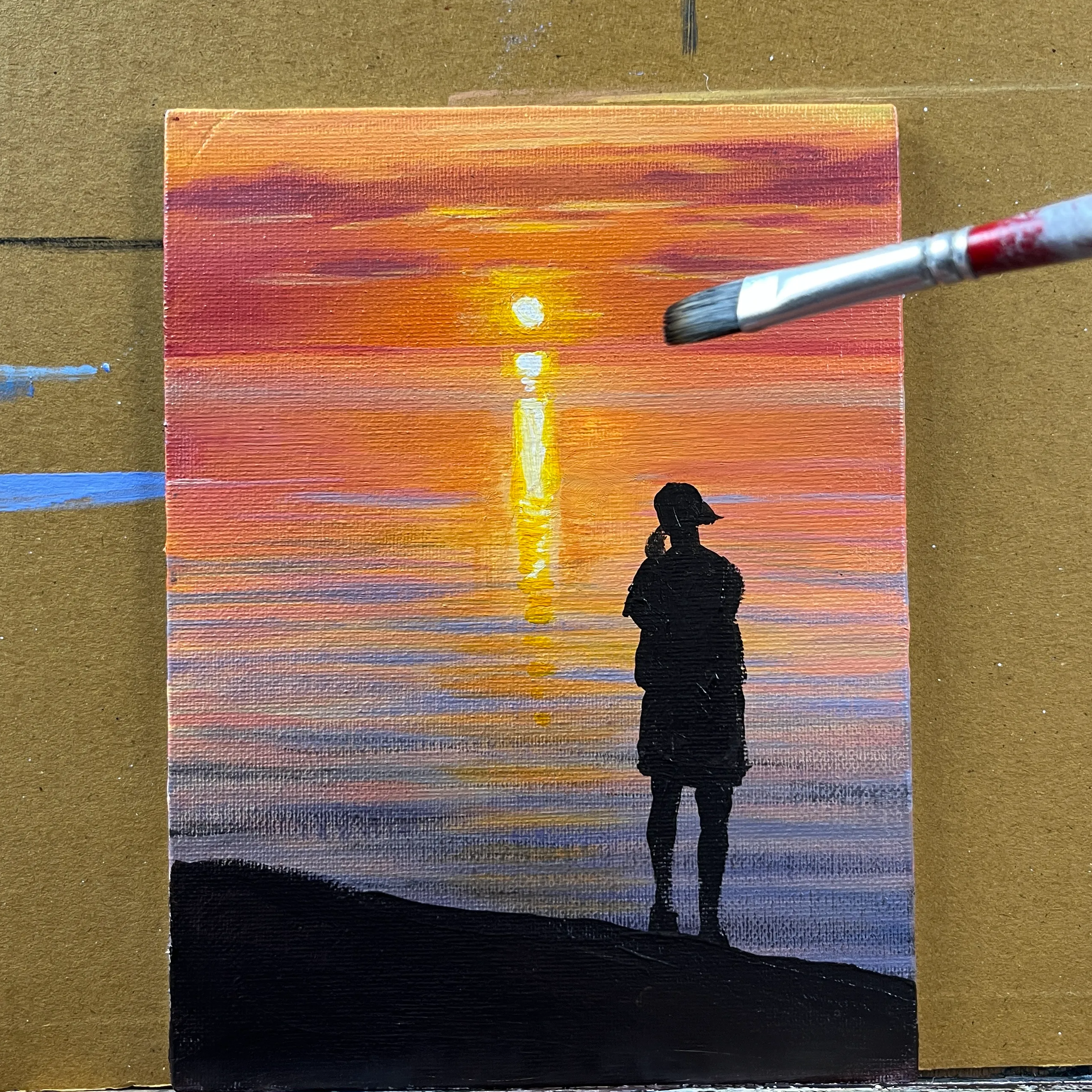Calm Acrylic Blends course preview