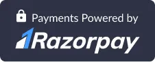 Secure payment powered by Razorpay