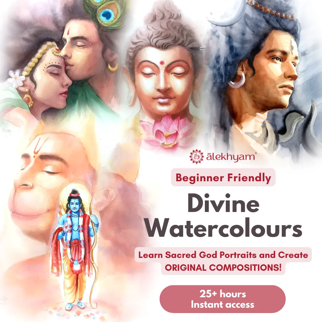 Divine Watercolors - Sacred 'God Portraits'