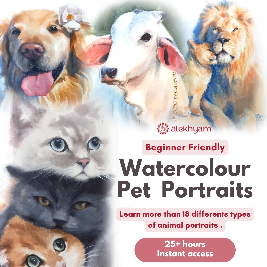 Pet Portraits in Watercolour