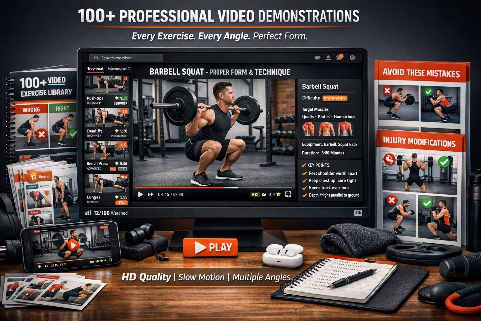 Video Exercise Library