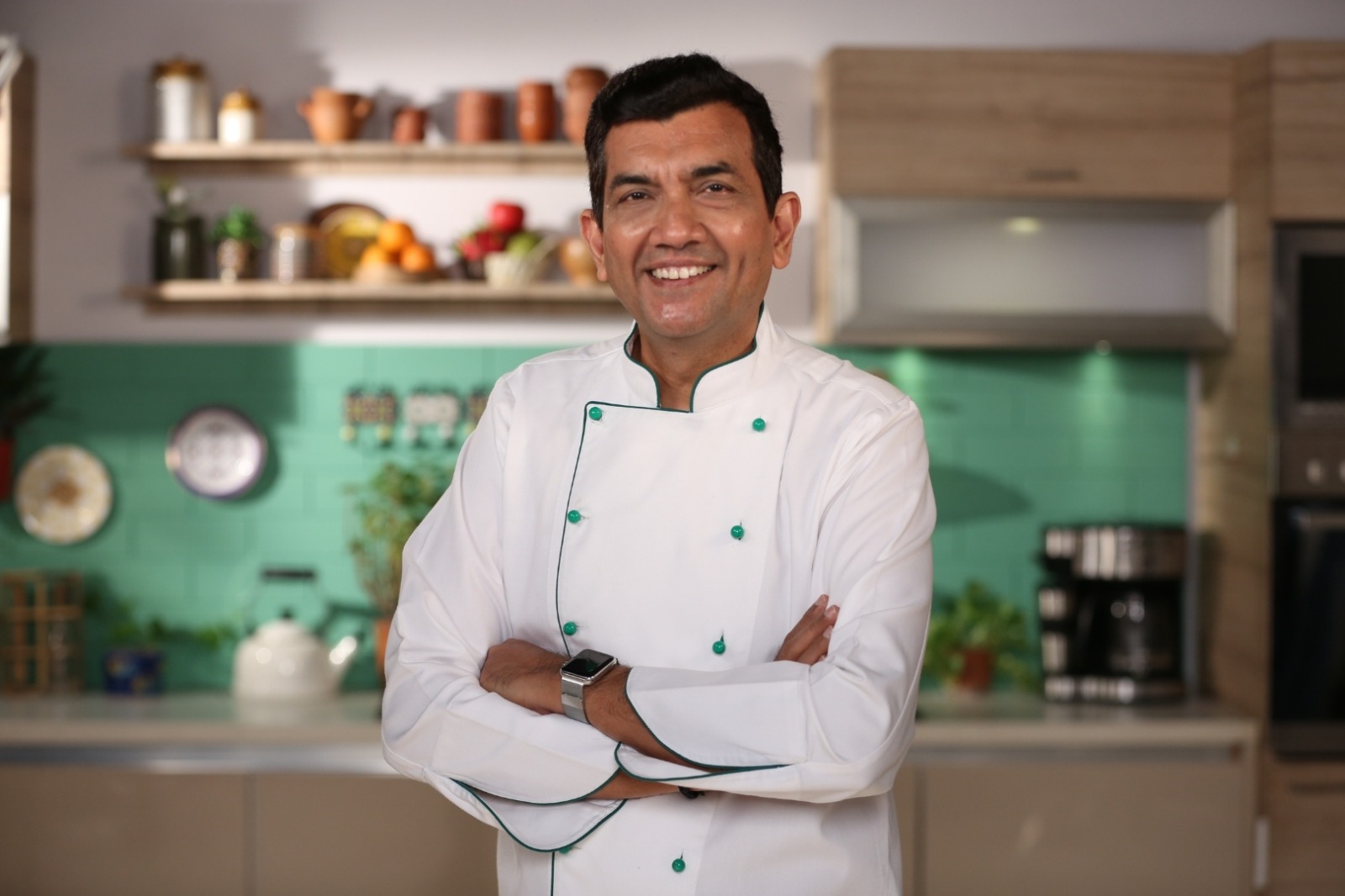 Chef cooking in atmospheric kitchen