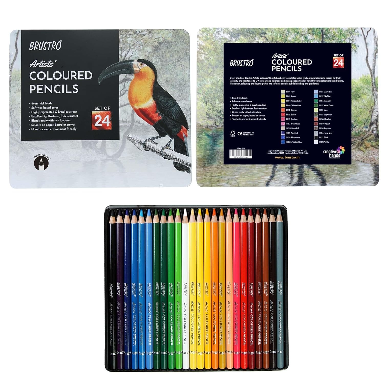 Brustro 24 pcs