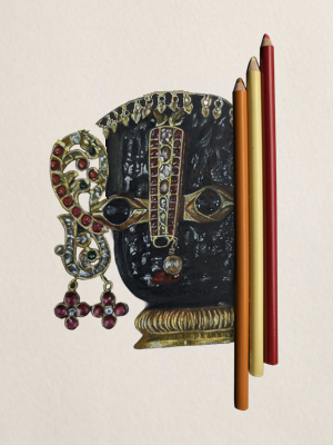 Krishna · A3 deity portrait