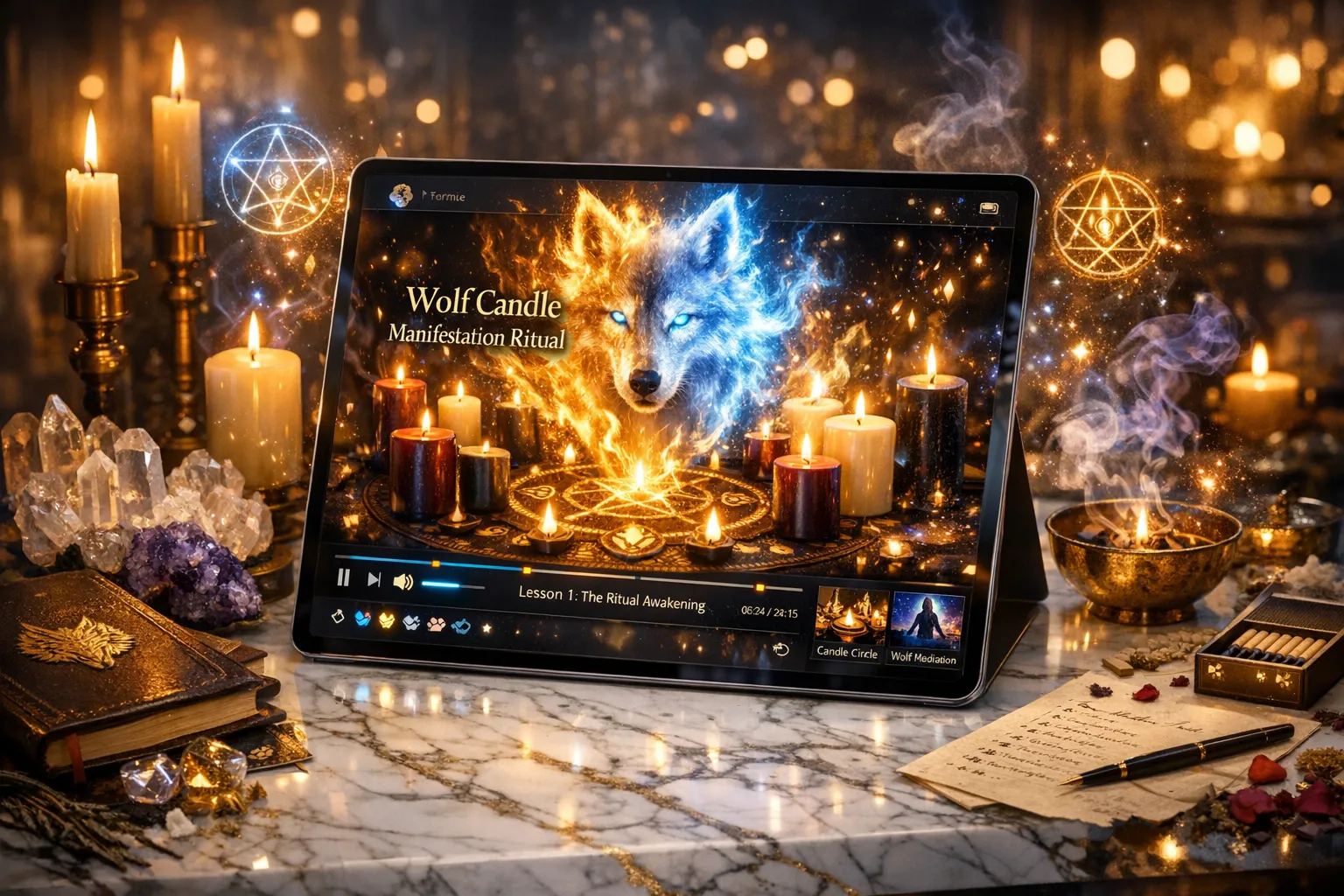 Wolf Candle Ritual
