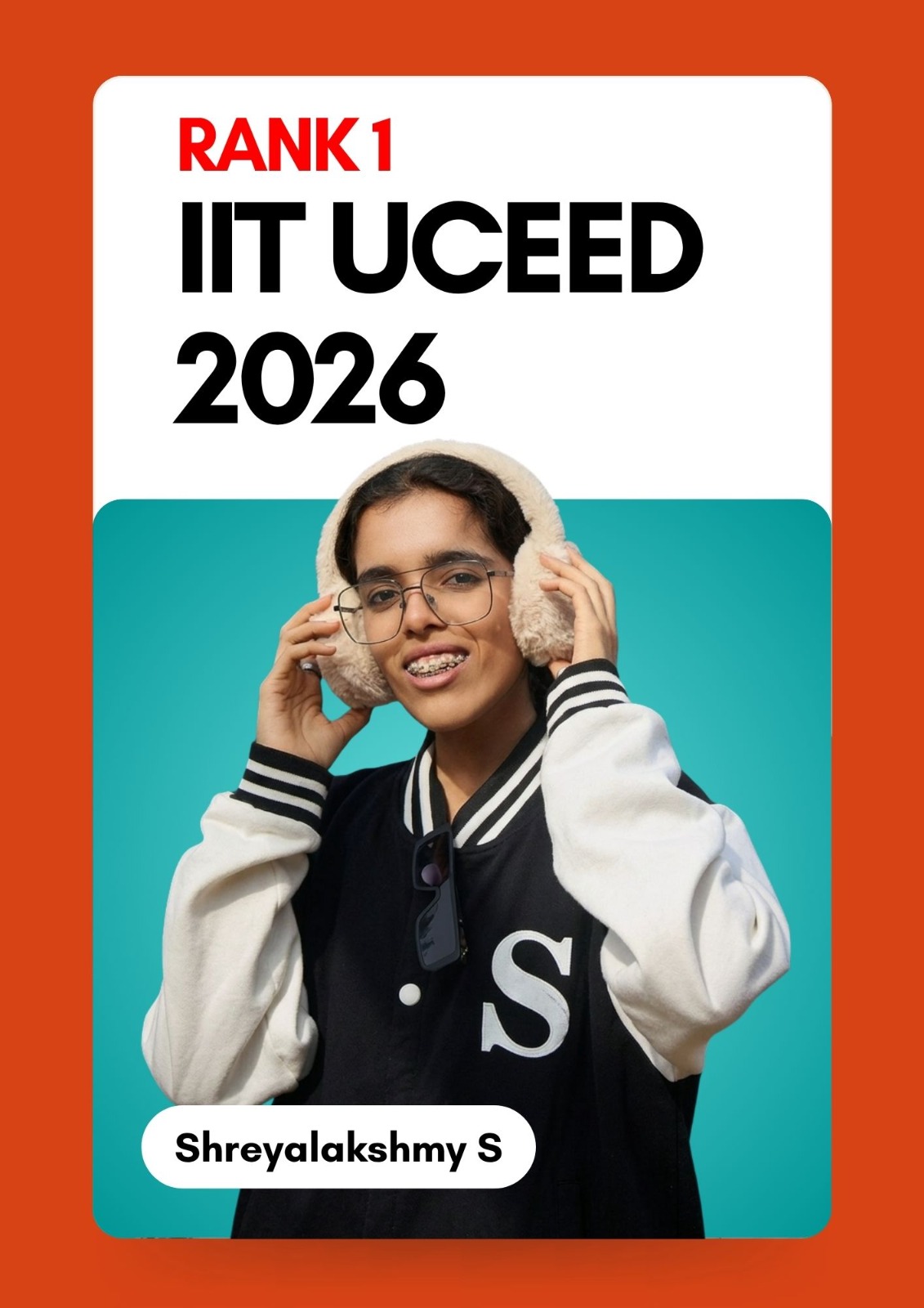 IIT UCEED 2026 All India Rank 1