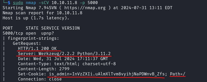 اكتشاف خدمات الشبكة ونسخها عبر الخيار -sV في Nmap