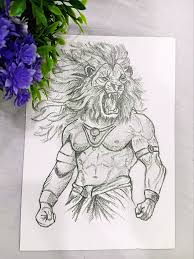 Narasimha · A3 deity portrait