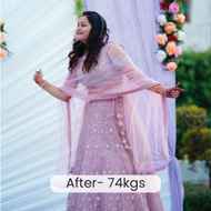 Sanchita Shah after losing 11 kg, 74 kg