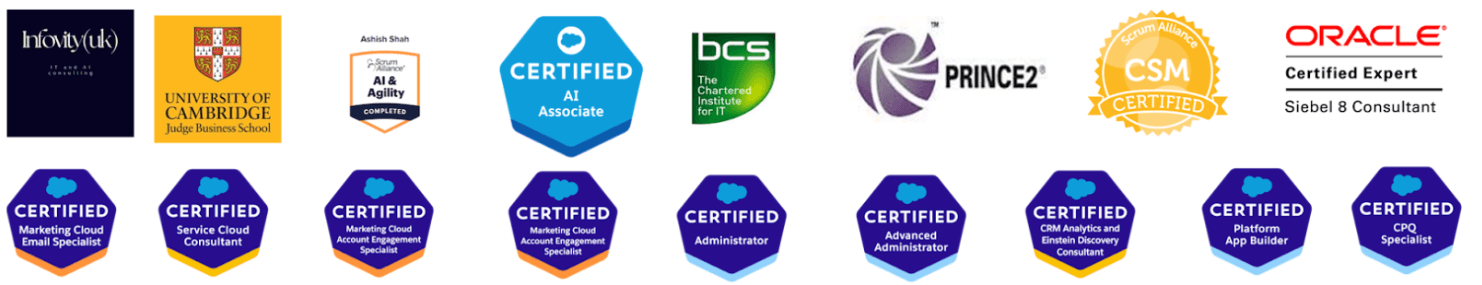 Ashish Shah Certifications Badge