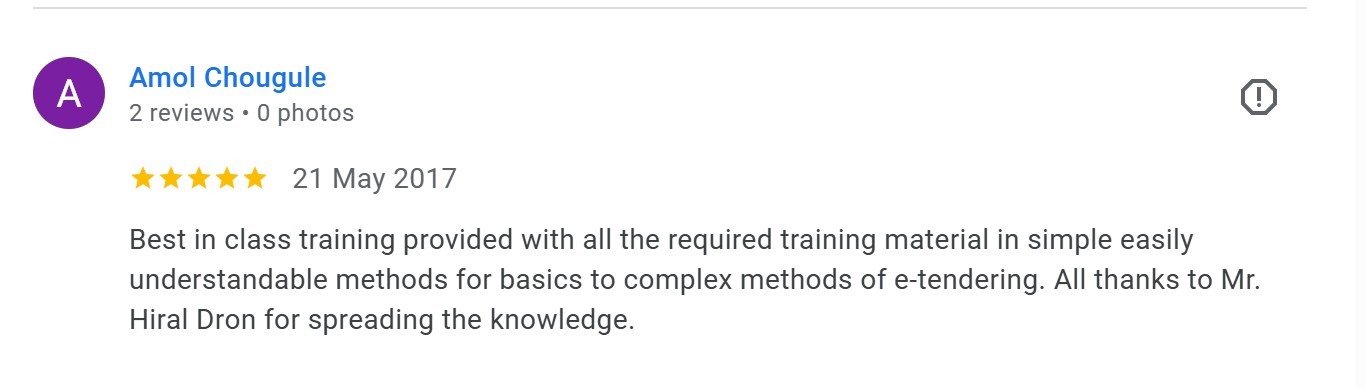 Learner feedback