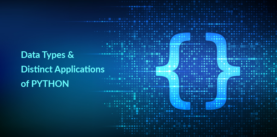 Data Types & Distinct Applications of Python